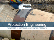 Tablet Screenshot of corrosioncoatings.com