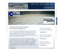 Tablet Screenshot of cim.corrosioncoatings.com